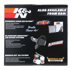 Kia Forte Performance Air Intake - K&N Engineering - Typhoon Short Ram - Silver - `14-`16